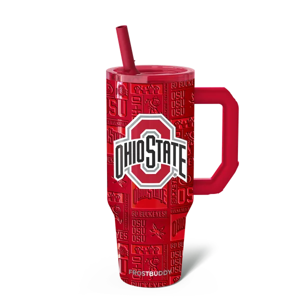 Thicc Buddy 40oz, Ohio State Buckeyes, Legacy — thicc40-ohiostate3dred