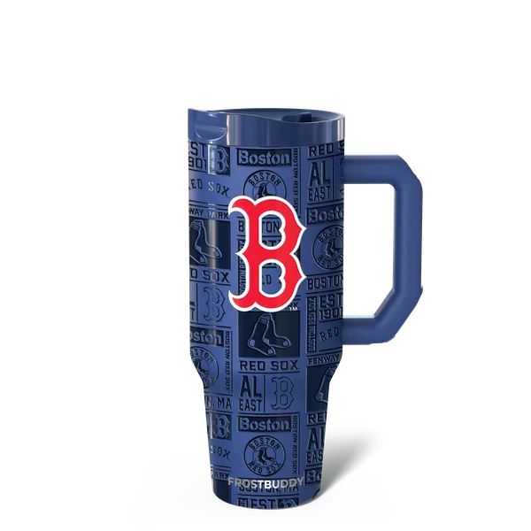 Thicc Buddy 40oz, Boston Red Sox, Legacy — thicc40-navy-mlb-redsox3d-one