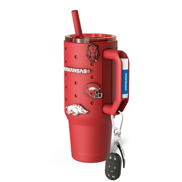 Thicc Buddy 40oz, Arkansas Razorbacks, Skin + Budz Bundle