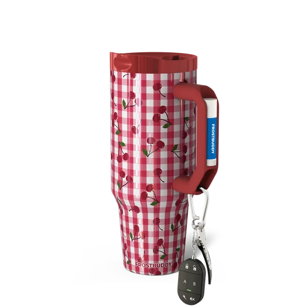 Thicc Buddy 40oz - Cherry Gingham