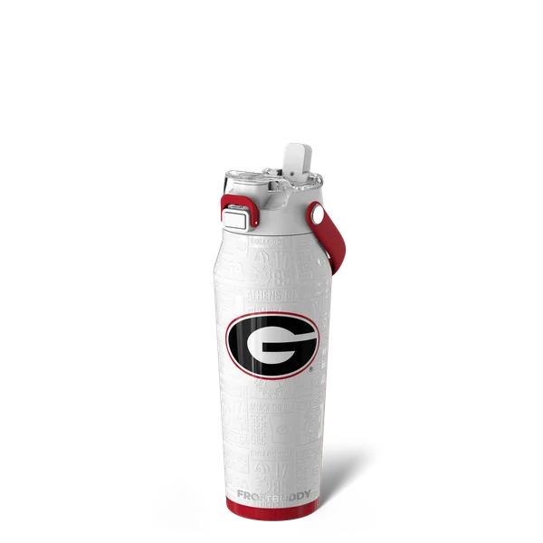 Bottle Buddy 24oz - Georgia Bulldogs, Legacy — bottle24-georgia3dwhite