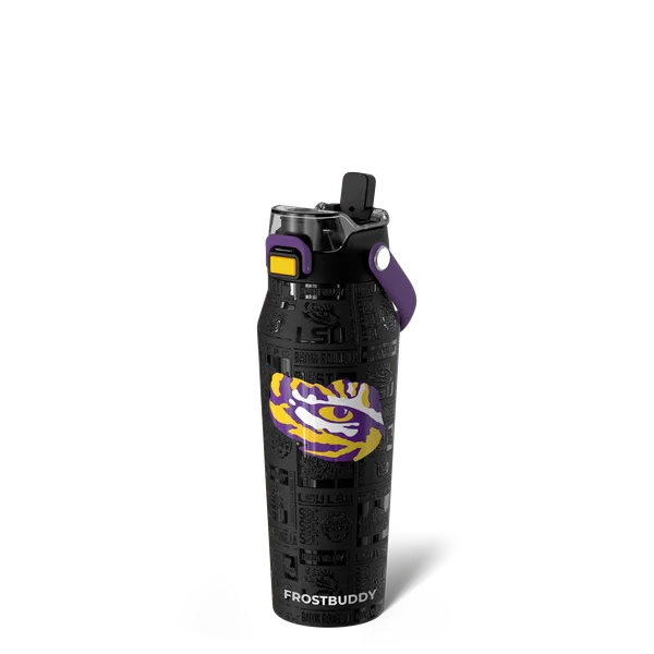 Bottle Buddy 24oz, LSU Tigers, Legacy — bottle24-lsu3dblack
