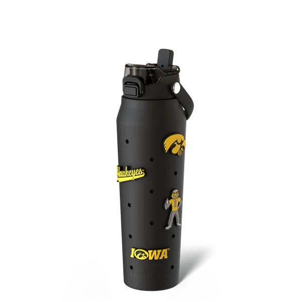 Bottle Buddy 32oz - Iowa Hawkeyes, Skin + Budz Bundle